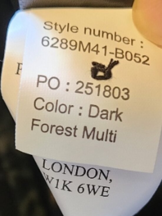 NEW MORRIS Co X PAIGE VELVET CHELSEA BLAZER 2-BUTTON FITTED TAILORED FLORAL sz S - Picture 11 of 11